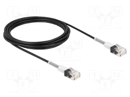 DeLOCK Cable de red RJ45 Cat.6A UTP Slim 3 m negro