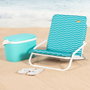AKTIVE Silla de playa plegable con bandolera