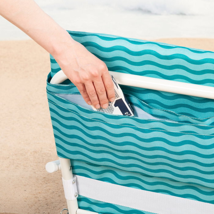 AKTIVE Silla de playa plegable con bandolera AKTIVE Silla de playa plegable con bandolera