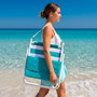 AKTIVE Silla de playa plegable con bandolera