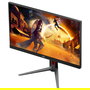 AOC Monitor Gaming 27G4HA 27" Full HD 1920x1080 200Hz IPS 1ms HDMI DP Negro Rojo