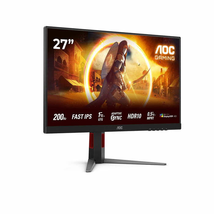 AOC Monitor Gaming 27G4HA 27" Full HD 1920x1080 200Hz IPS 1ms HDMI DP Negro Rojo AOC Monitor Gaming 27G4HA 27" Full HD 1920x1080 200Hz IPS 1ms HDMI DP Negro Rojo