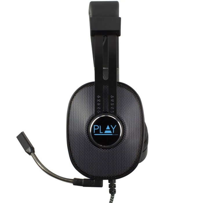 Ewent PL3321 Auriculares Gaming con Micrófono, Luz RGB, para PC, PlayStation 4 y Xbox One, Almohadillas Cómodas, Cable Antienredos