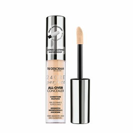 Deborah Corrector Fluido 24Ore Perfect Nº3-2 Alta Cobertura Waterproof Larga Duración Acabado Natural Piel Impecable