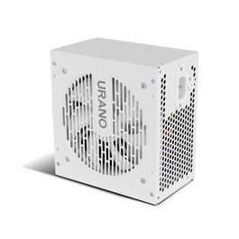 NOX Urano PRO White 750W - Fuente de Alimentación ATX, 80 Plus Bronze, Blanco, Certificación 80 Plus Bronze, Ventilador 120 mm Silencioso, NXURPRO850BZ