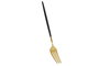 DKD Home Decor Set de Cubertería Chic de 16 Piezas Dorado y Negro