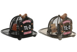 DKD Home Decor Lámpara de Sobremesa Metal Bombero Surtido de 2 Unidades