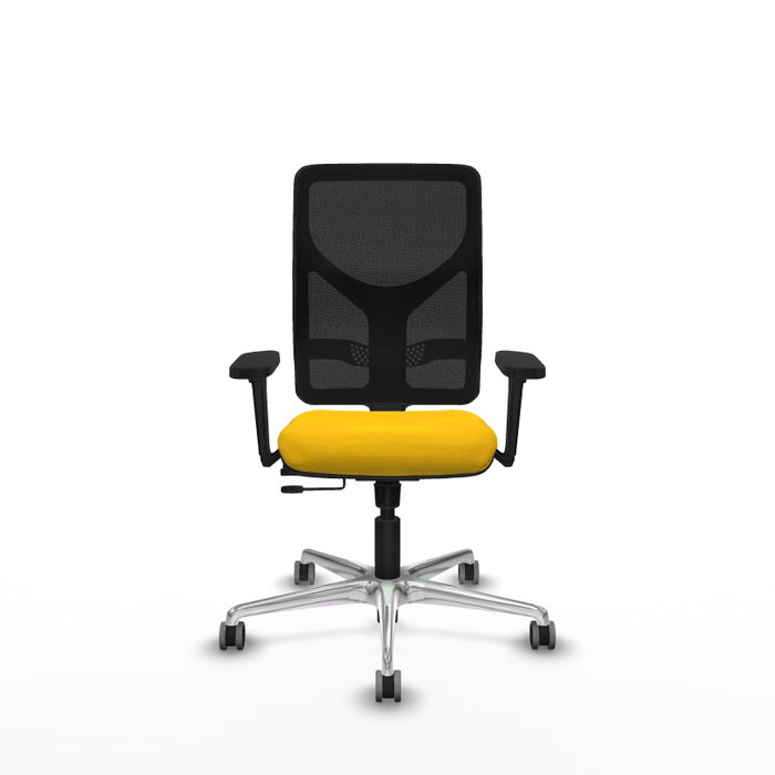PIQUERAS Y CRESPO Silla de oficina Motilla con mecanismo Sincro/Traslack, Amarillo y Negro PIQUERAS Y CRESPO Silla de oficina Motilla con mecanismo Sincro/Traslack, Amarillo y Negro