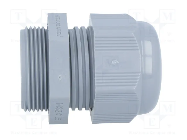HELU Sello aislante M32 1,5 IP68 gris oscuro