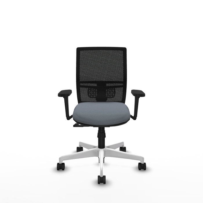 PIQUERAS Y CRESPO Silla de oficina Yunquera con mecanismo Sincro, Gris y Negro PIQUERAS Y CRESPO Silla de oficina Yunquera con mecanismo Sincro, Gris y Negro