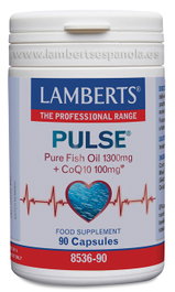 Lamberts Pulse Pure Fish Oil 1300mg + CoQ10 100mg, 90 Cápsulas