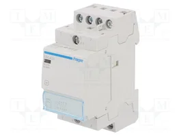 HAGER Contactor ESC 4-polar de instalación 25A 230VAC