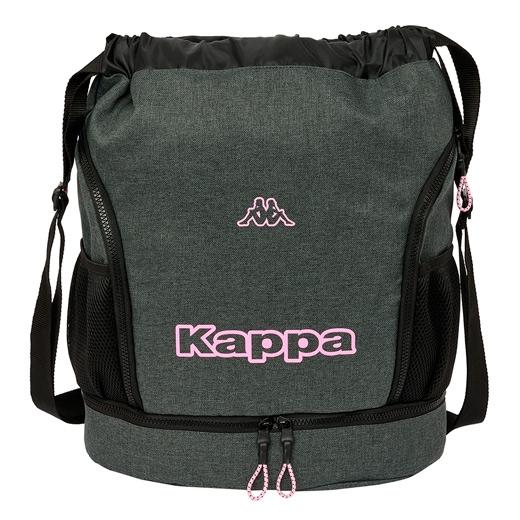Safta Saco Mochila Kappa Silver Pink 21,93 L con Compartimento Inferior y Bolsillos Laterales, 340x150x430 mm Safta Saco Mochila Kappa Silver Pink 21,93 L con Compartimento Inferior y Bolsillos Laterales, 340x150x430 mm