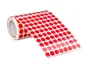 Liderpapel Gomets autoadhesivos círculos 10,5 mm rojo rollo de 6000 unidades