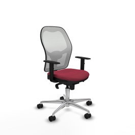 PIQUERAS Y CRESPO Silla de oficina Jorquera Granate y Blanco