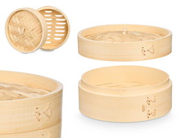 Kinvara Vaporera Bambú 15 cm x 9 cm x 18 cm Natural (Set de 12)