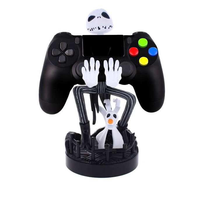 Exquisite Gaming Soporte Cable Guy Jack Skellington Pesadilla Antes de Navidad Disney 21cm para Mandos y Smartphones
