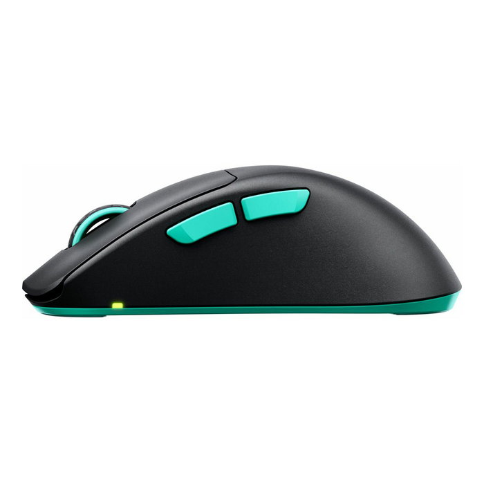 Cherry XTRFY M64 Wireless Ratón Inalámbrico Negro y Turquesa 26000 DPI