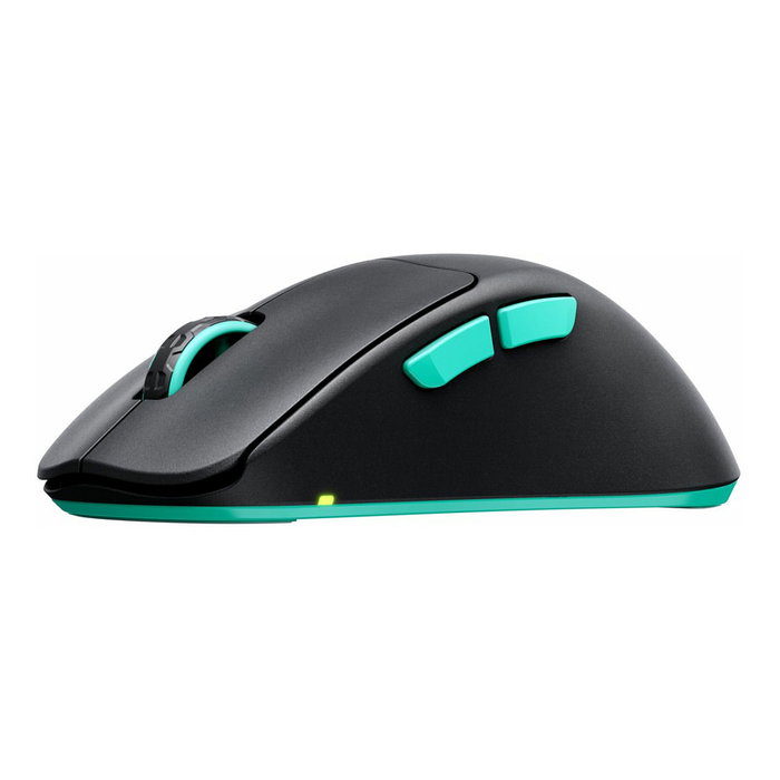 Cherry XTRFY M64 Wireless Ratón Inalámbrico Negro y Turquesa 26000 DPI