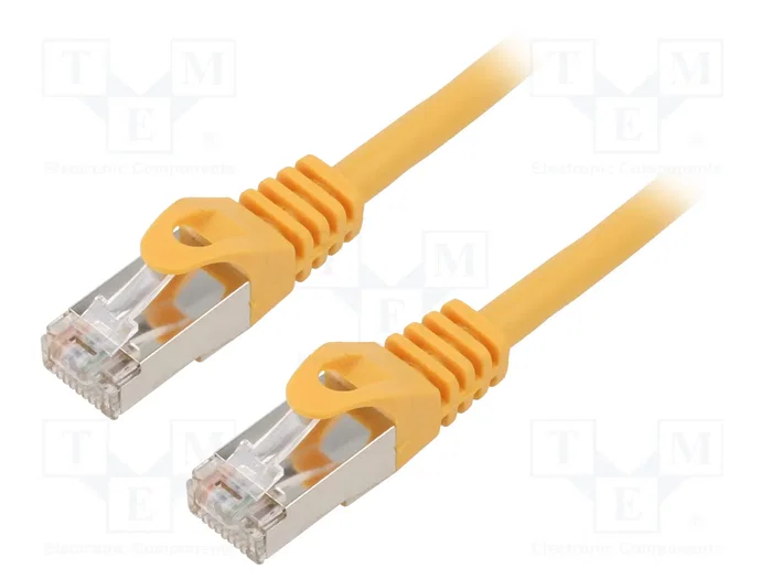 LANBERG Patch Cord Cat 6 F/UTP 3m Amarillo LANBERG Patch Cord Cat 6 F/UTP 3m Amarillo