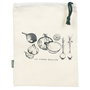 Cook Concept Bolsa Conserva Reutilizable de Tela con Cuerda para Verduras 21x1,5x26,5 cm