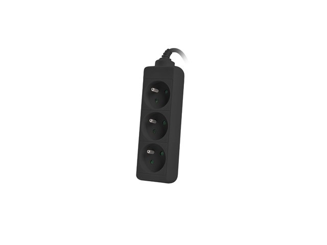 LANBERG Prolongador de alimentación H05VV-F 3G1mm2 1,5m negro LANBERG Prolongador de alimentación H05VV-F 3G1mm2 1,5m negro