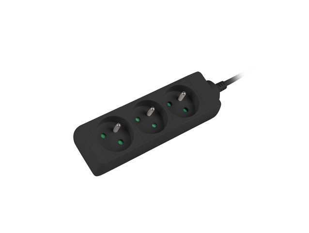 LANBERG Prolongador de alimentación H05VV-F 3G1mm2 1,5m negro LANBERG Prolongador de alimentación H05VV-F 3G1mm2 1,5m negro