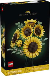 LEGO 11502 Botanicals Set de Construcción para Adultos - Ramo de Girasoles, Flores Artificiales de Decoración con Eucalipto
