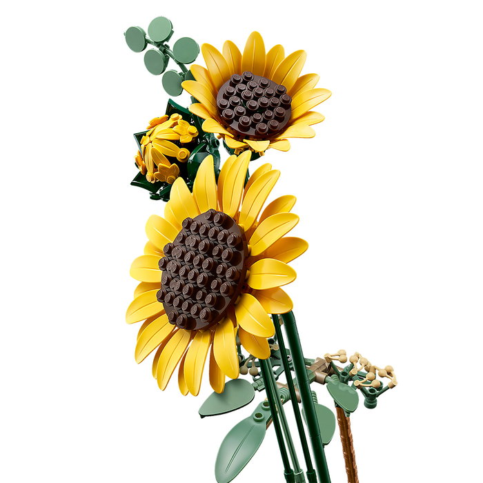 LEGO 11502 Botanicals Set de Construcción para Adultos - Ramo de Girasoles, Flores Artificiales de Decoración con Eucalipto