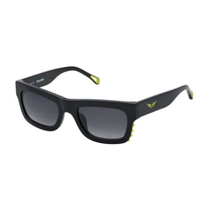 Zadig&Voltaire SZV303-52700Y Gafas de sol negras con cristal verde Zadig&Voltaire SZV303-52700Y Gafas de sol negras con cristal verde