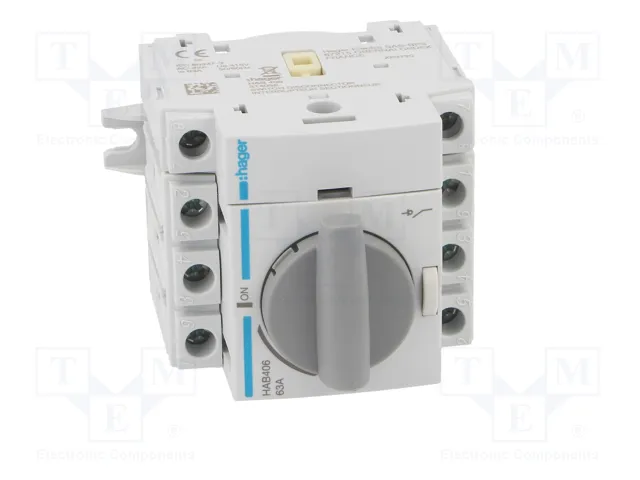 Hager HAB406 Interruptor de desconexión 4 polos 63A