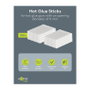 Goobay Barras de Pegamento Termofusible Transparentes, 100 Unidades