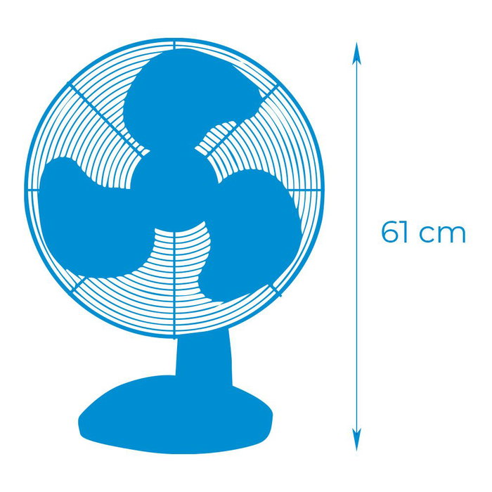 Edm Ventilador de sobremesa blanco 45W Edm Ventilador de sobremesa blanco 45W