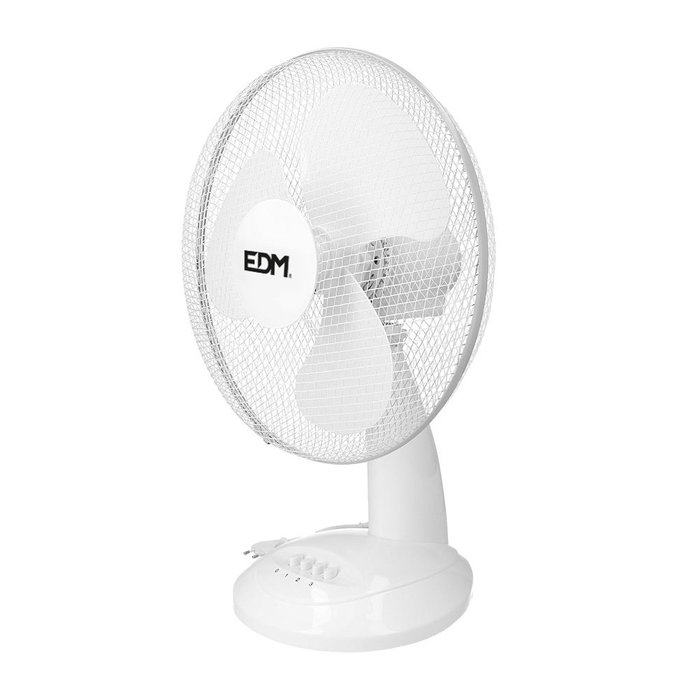 Edm Ventilador de sobremesa blanco 45W Edm Ventilador de sobremesa blanco 45W