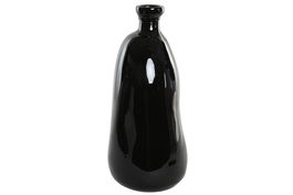 DKD Home Decor Jarrón Urban D022 Negro 22 x 22 x 51 cm Colección Urban
