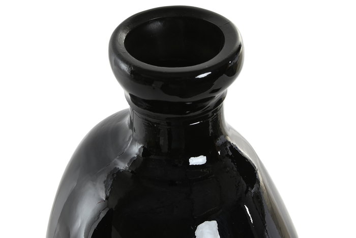 DKD Home Decor Jarrón Urban D022 Negro 22 x 22 x 51 cm Colección Urban