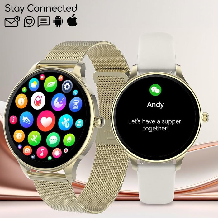 Forever Velora SB-306 Smartwatch Oro