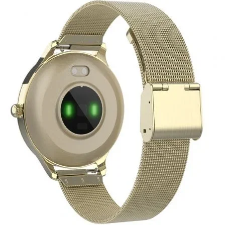 Forever Smartwatch Velora SB-306 Oro Mujer Notificaciones Frecuencia Cardíaca Pantalla AMOLED