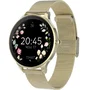 Forever Smartwatch Velora SB-306 - Reloj Inteligente para Mujer, 1.19' Pantalla AMOLED, Monitor Frecuencia Cardíaca, Seguimiento Sueño, Resistente Agua IP68, Color Dorado