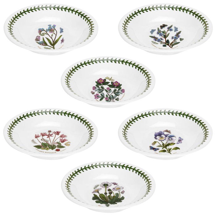Portmeirion Bol Botanic Garden diámetro 18 cm (6 Unidades)