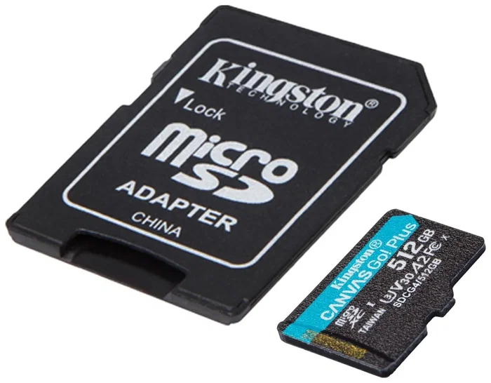 Kingston Canvas Go! Plus 512 GB microSDXC con Adaptador