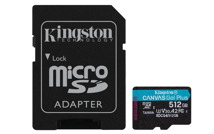 Kingston Canvas Go! Plus 512 GB microSDXC con Adaptador