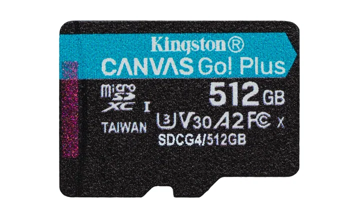Kingston Canvas Go! Plus 512 GB microSDXC con Adaptador
