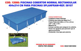 Steel Pro Cobertor para Piscina 410 x 226 cm