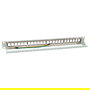 EQUIP Patch Panel 24 Puertos Cat6A FTP 19" 1U Rack Keystone Montaje en Rack Gris Metal RoHS Ref 769326