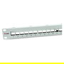 EQUIP Patch Panel 24 Puertos Cat6A FTP 19" 1U Rack Keystone Montaje en Rack Gris Metal RoHS Ref 769326