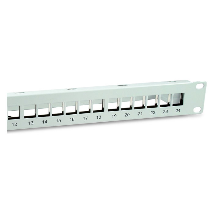 EQUIP Patch Panel 24 Puertos Cat6A FTP 19" 1U Rack Keystone Montaje en Rack Gris Metal RoHS Ref 769326 EQUIP Patch Panel 24 Puertos Cat6A FTP 19" 1U Rack Keystone Montaje en Rack Gris Metal RoHS Ref 769326
