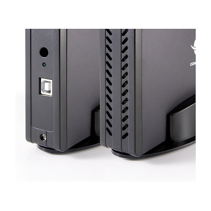 Conceptronic CHD3SU Caja de disco duro 3,5 pulg. SATA USB-A 2.0 Negro