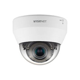 Hanwha - Wisenet Cámara de Seguridad IP QND-6082R, 2MP Full HD, WDR, Visión Nocturna, Interior, Alámbrica, Blanca