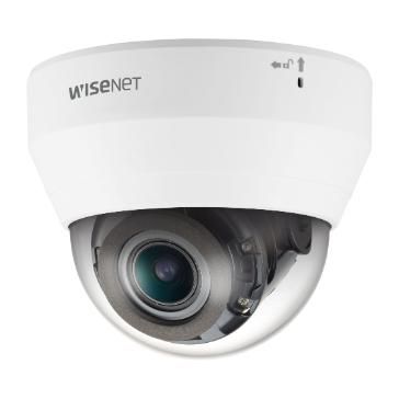 Hanwha Wisenet Q Cámara Minidomo IP de Red para Interior 2MP con Lente Varifocal Motorizada